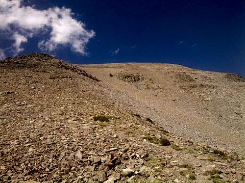 Talus slopes of WSP