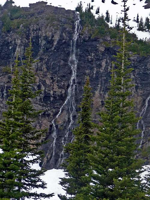 Waterfalls on Crater Mountain