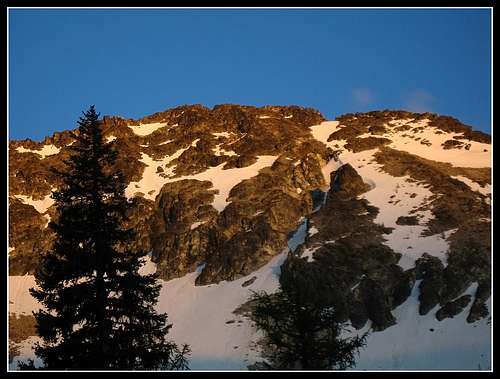 Alpenglow on Cheops