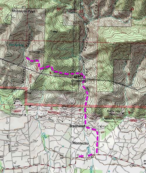 McMenemy Trail Map