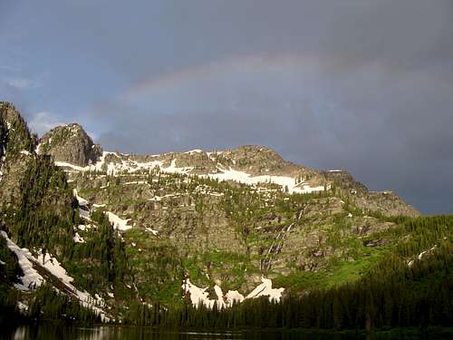 Rainbow Over Lower Gieger Lake