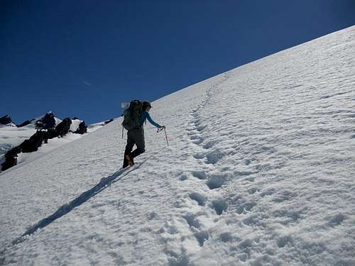 Climbing Snow Dome - Mt. Olympus
