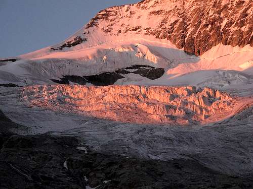 Séracs on the Glacier du Mountet below Zinalrothorn