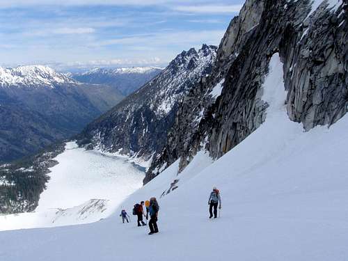 Climbing Colchuck Glacier