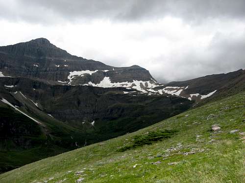 Matahpi Peak and Siyeh Pass
