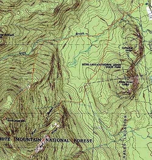 Moat Mt trail Map