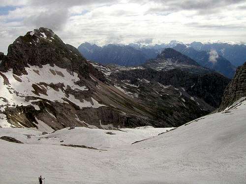 Lopa and its west ridge from...