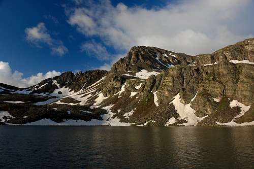 Malamute Peak and Cathedral Lake