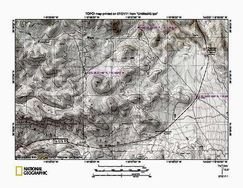 Mount Ferguson map one