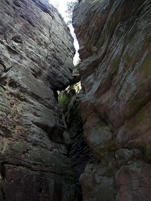 paths through the rocks