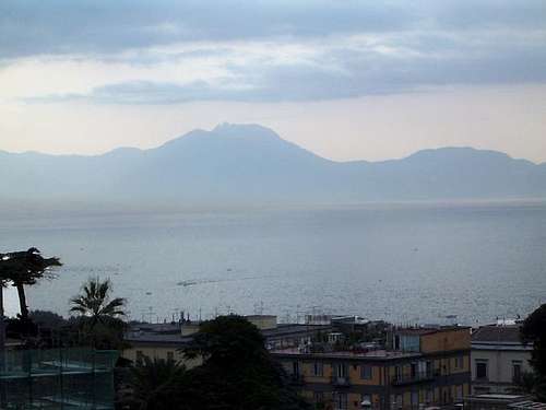 Monte Faito seen from Napoli....