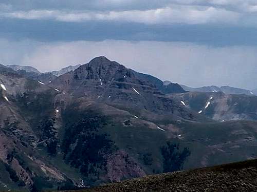 Teocalli Mountain from a distance