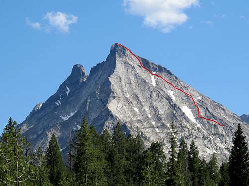 Mustang Peak- NW Face Climb