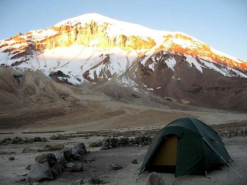Sajama view from base camp