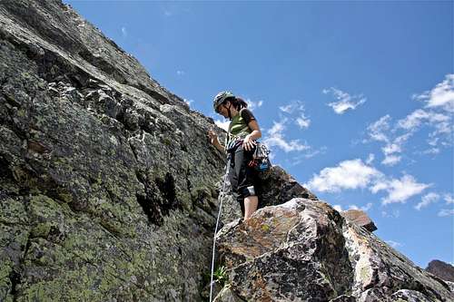 5.fun climb on Vestal Peak