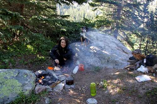 Camping in Vestal Basin