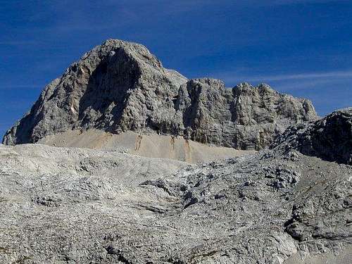 Triglav and its west face...