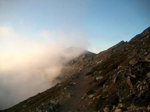 Climbing the Three Fremont Summits in Fog