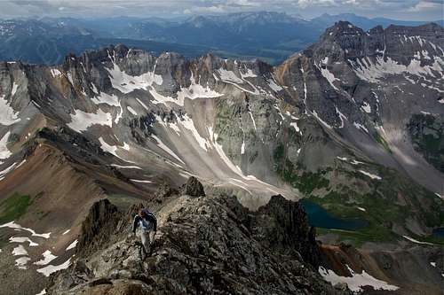 The Southwest Ridge on Mount Sneffels