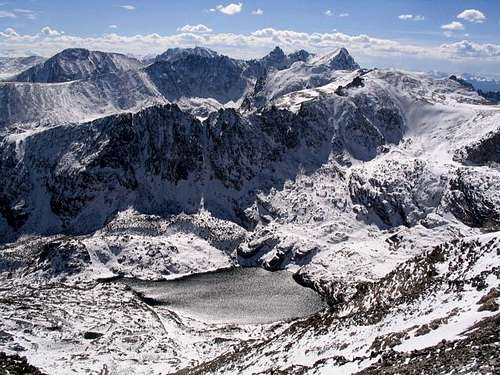 The Blue Lake Cirque from...