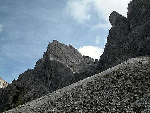 The north faces of Morgenkopf...