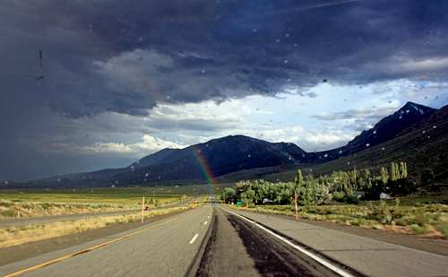 Rainbow down the road