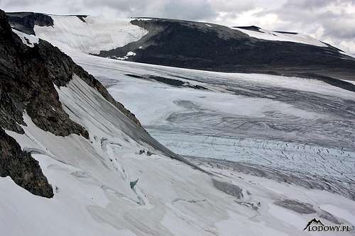 Styggebreen glacier