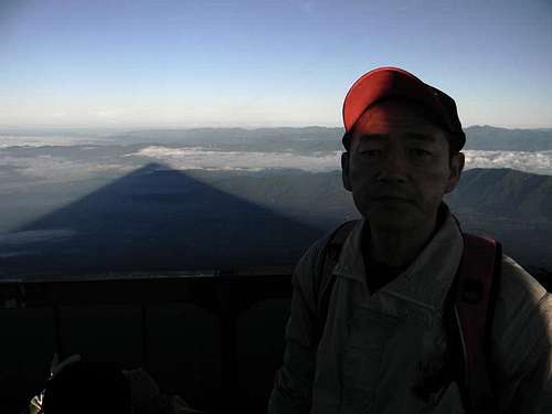 Ryoji on Fuji's Highest Point