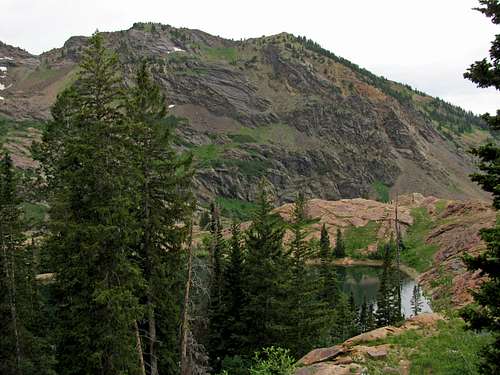 Ridge west of Lake Blanche