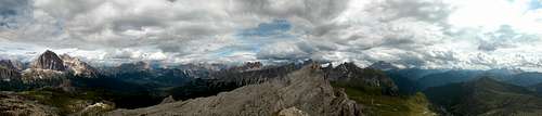 Panorama from Nuvolau summit