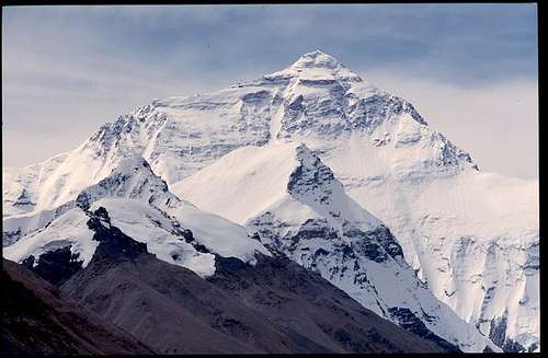 Everest in August 2004, as...