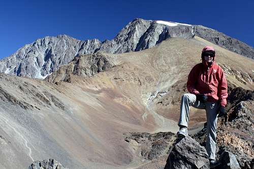 On the summit of Adolfo Calle