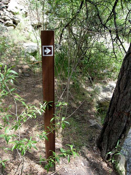 New trail signs