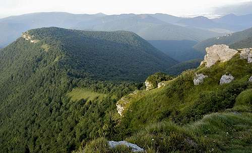 View from the summit of Kľak