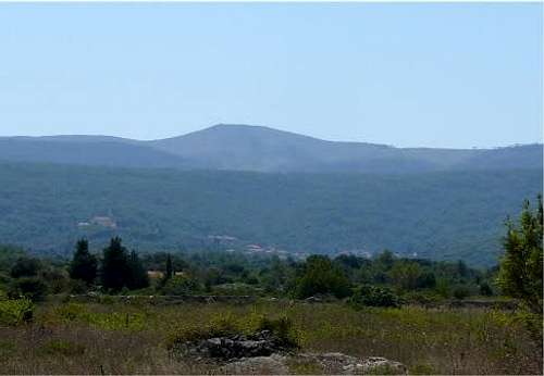 village Dol and top Sveti Nikola