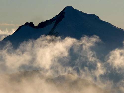 Eldorado Peak with Rising Clouds