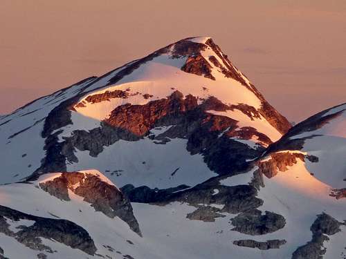 Primus Peak during Sunrise