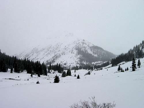 Middle Mountain in the Snow