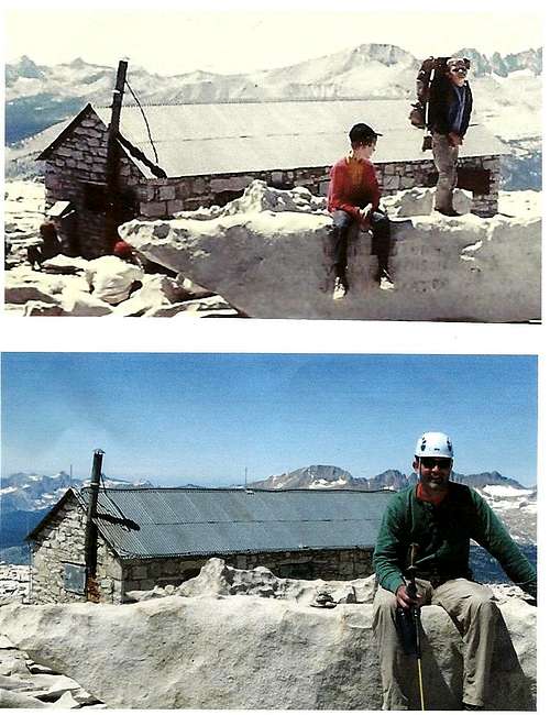 summit shots - 38 years apart