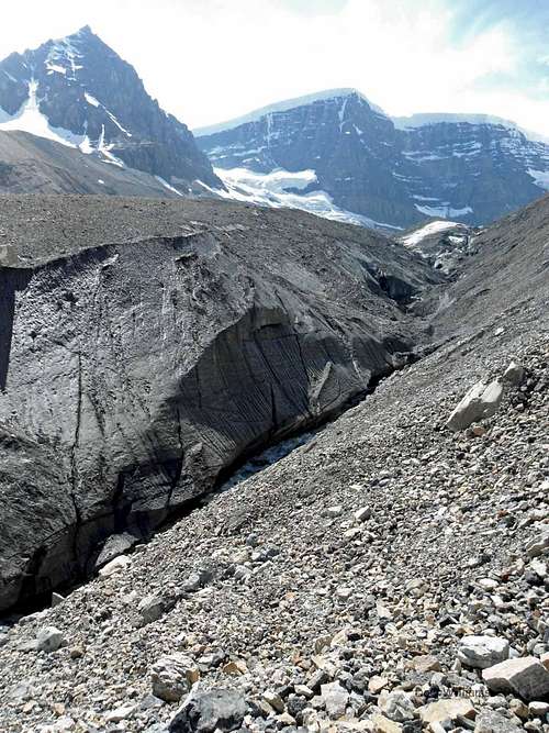 Ultimate toe of the Dome Glacier