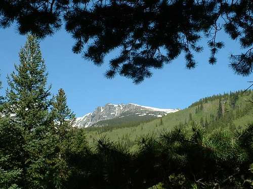 6/4/04: Flattop Mountain from...
