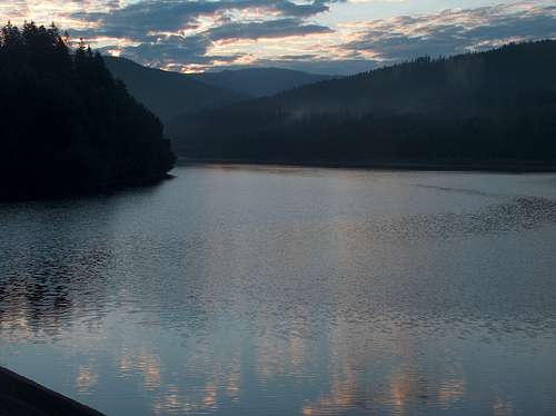 Jezioro Czernianskie at dawn