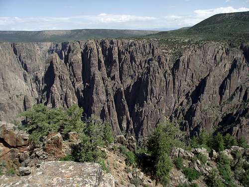 Rugged Wall of Black Canyon of the Gunnison