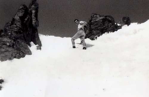 Mont Fallère Spring Couloir 1968