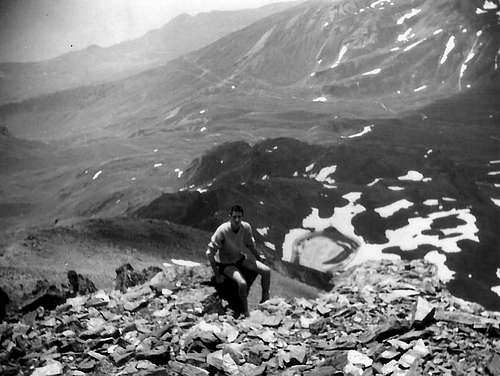 From Summit of Mont Fallère to Dead Loch June 1965 In Day from Aosta Town