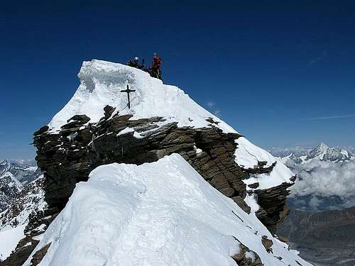 Lyskamm east summit (4.527 mtrs)