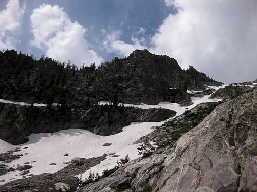 Snowfield and East Ridge