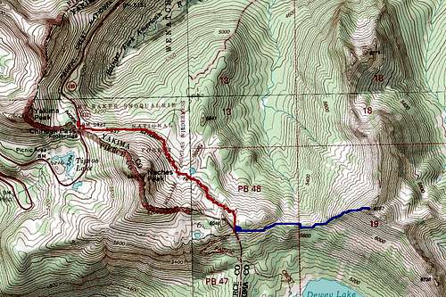 Tahtlum Peak Route