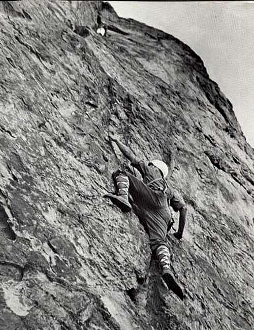 Climbing attire circa 1970