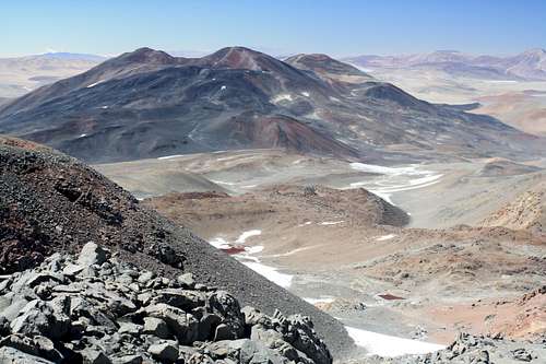 Nacimiento from near the summit of Cazadero/Walter Penck